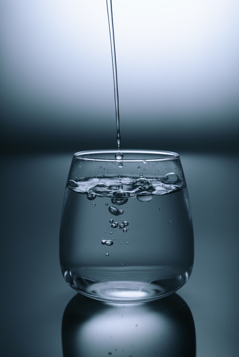 Pure clean water splash